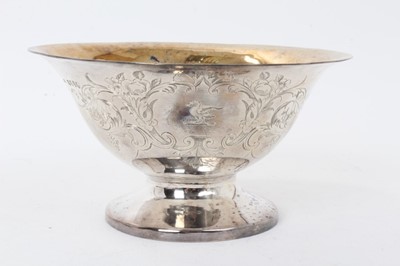 Lot 228 - Victorian silver footed bowl