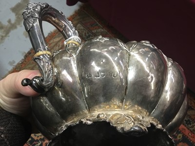 Lot 293 - A Victorian silver tea and coffee service and sugar tongs