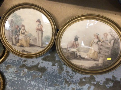 Lot 116 - Group of framed prints, including 19th century mezzotints