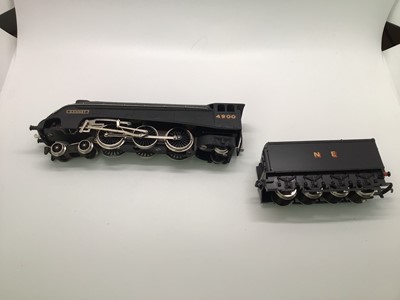 Lot 140 - Wrenn OO gauge 4-6-2 NE Wartime Black A4 Pacific Class 'Gannet' tender locomotive 4900, boxed, W2213/A