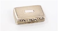 Lot 229 - Early 19th century Silverer gilt vinaigrette...