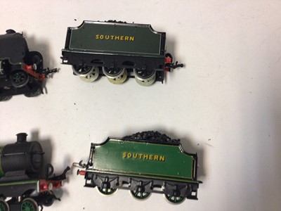 Lot 64 - Hornby O gauge three rail 0-4-0 locomotive 'Westminster' plus one other 4-4-0 three rail Southern locomotive and tender 1783 also restored 9qty)