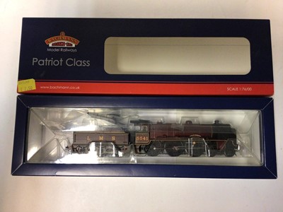 Lot 167 - Bachmann OO gauge locomotives inckuding BR lined apple green 4-6-2 Class A2 'Tudor Minstrel' tender locomotive 60528, boxed 31-527, LMS crimson 4-6-0 Patriot 'Duke of Sutherland' tender locomotive...