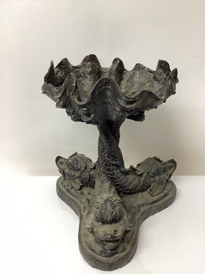 Lot 16 - Classical style bronze table centrepiece