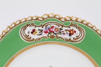 Lot 83 - A Chamberlain's Worcester armorial plate