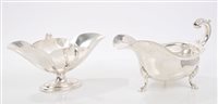 Lot 259 - Victorian twin-handled double-lipped sauce...