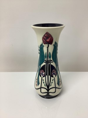 Lot 12 - Moorcroft pottery Talwin vase, dated 2014, 20.5cm high, boxed