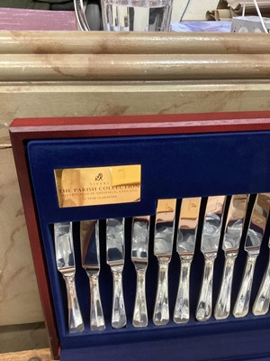 Lot 37 - Viners The Parish Collection canteen of silver plated cutlery