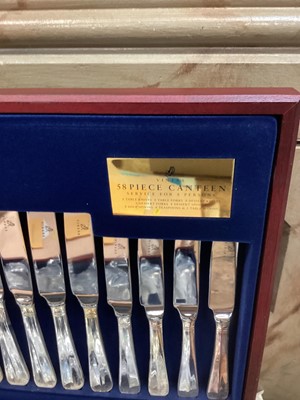 Lot 37 - Viners The Parish Collection canteen of silver plated cutlery