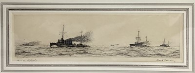 Lot 21 - Three marine etchings - Frank Harding, Mortimer Menpes, one other