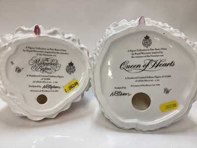 Lot 1125 - Four Royal Worcester limited edition figures
