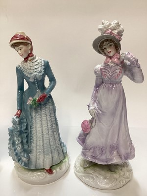 Lot 1125 - Four Royal Worcester limited edition figures