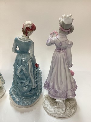 Lot 1125 - Four Royal Worcester limited edition figures
