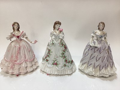 Lot 1125 - Four Royal Worcester limited edition figures