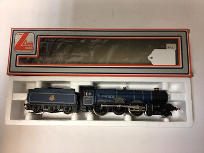 Lot 184 - Lima OO gauge locomotives including 4-6-0 BR blue Early Emblem Class 6000 tender locomotive, boxed 205103, 2-6-2T BR lined black Tank Locomotive 5574, boxed 205110 .