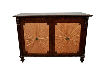 Lot 1415 - Fine quality George IV mahogany side cabinet