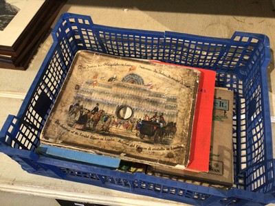 Lot 207 - The Interior of the Crystal Palace in London - Victorian peep show, together with children's books