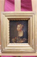 Lot 854 - 19th century Continental School oil on copper...
