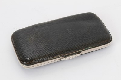 Lot 302 - Silver combination cigar vesta case