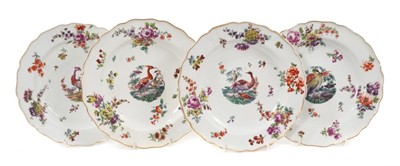 Lot 157 - Set of four Chelsea plates