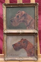 Lot 912 - E. M. Nelson, pair 1920s oils on canvas -...