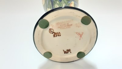 Lot 1175 - Moorcroft pottery vase decorated in the Windrush pattern, dated 2000, 28cm high, boxed