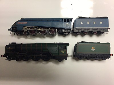 Lot 103 - Railway OO gauge unboxed selection of tender locomotives including Wrenn SR 'Sir Keith Park' 21c153, SR 'Lyme Regis' 21C109, Bachmann 4-6-2 'North Eastern' 60147 and Hornby 4-6-2 'Sir Nigel Gresley...