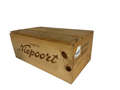 Lot 8 - Port - six bottles, Porto Niepoort 2003, owc