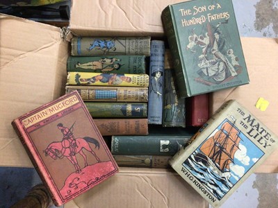 Lot 40 - Box of decorative cloth bindings