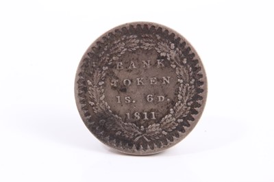 Lot 18 - G.B. - George III mixed Silver Bank of England Eighteen Pence coins to include Draped Bust 1811 AVF, Armoured Bust 1814 GVF-AEF & 1815 (N.B. Rev: Scratch) otherwise GEF (3 coins)