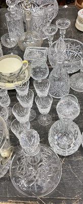 Lot 160 - Set of six Waterford crystal glasses and various other cut glass
