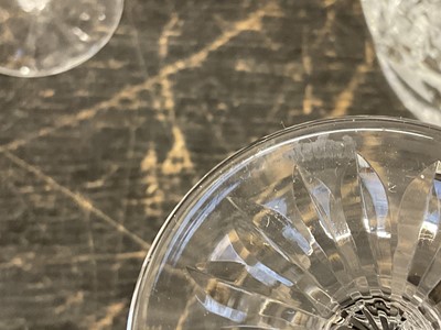 Lot 160 - Set of six Waterford crystal glasses and various other cut glass