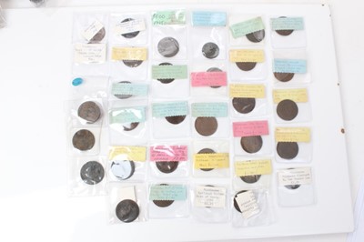 Lot 38 - G.B. - Mixed Middlesex 18th century copper tokens (N.B. Mixed denominations and grades VG-EF) (32 coins)