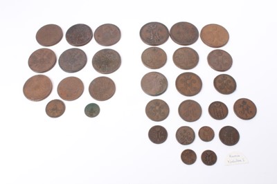 Lot 48 - Russia - Mixed 19th century Nicholas I and Alexander II copper coins (N.B. Various denominations & grades) (30 coins)