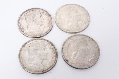 Lot 64 - Latvia - Mixed silver 5 Lati coins 1929 x 2 EF & 1931 x 2 EF (4 coins)
