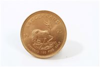 Lot 17 - South Africa - gold Krugerrand - 1975. UNC (1...