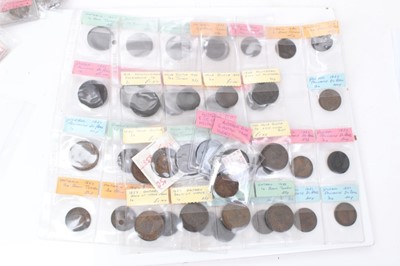 Lot 86 - World - Mixed 19th century copper tokens to include issues from Australia, New Zealand & Canada (N.B. Mixed denominations & grades) (47 coins)
