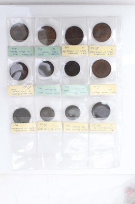 Lot 86 - World - Mixed 19th century copper tokens to include issues from Australia, New Zealand & Canada (N.B. Mixed denominations & grades) (47 coins)
