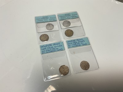 Lot 87 - G.B. - Mixed Henry III silver hammered Penny's x 4, ex Colchester, Essex hoard (N.B. One double struck) otherwise VF-EF (4 coins)