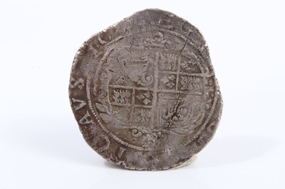 Lot 93 - G.B. - Mixed Charles I silver hammered coins to include Half Crown Group IV M/M Star 1640-41 GF, Shillings M/M Portcullis 1633-34 (N.B. Slightly creased and clipped with scuffed surfaces) otherwise...
