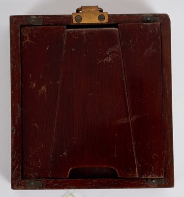 Lot 812 - Samuel Finney (1719-1798) watercolour miniature on ivory, Admiral Sir Charles Hardy, signed with initials, engraved as titled verso, in gilt glazed frame, 4.3 x 3.8cm, presented in glazed box frame...