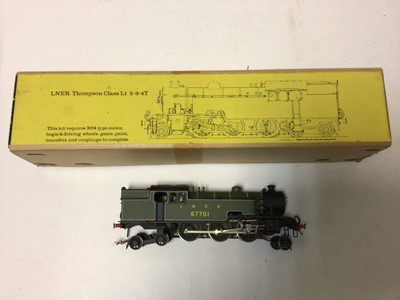 Lot 112 - Gem TT gauge 4-6-2 LNER A4 Class locomotive kit (unconstructed) plus other scratch built models constructed and partially constructed (qty)