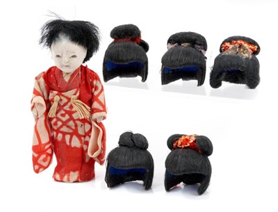 Lot 797 - Early 20th century Japanese miniature doll