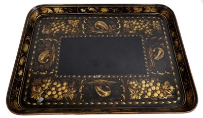 Lot 1319 - Fine quality Regency papier mâché tray