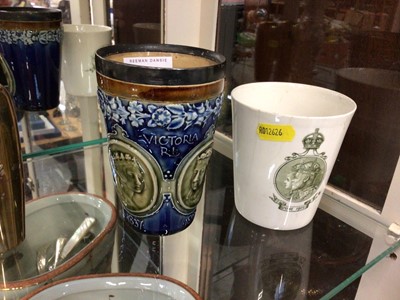 Lot 125 - Royal Doulton beaker and another beaker
