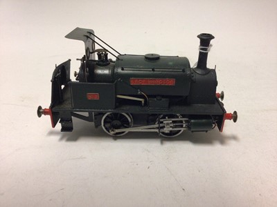 Lot 118 - Railway scratchbuilt model 0-4-0 red and green 'Lady Windsor' No.7