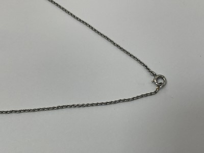 Lot 404 - A fine Edwardian Belle Époque diamond pearl and enamel pendant necklace