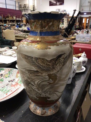 Lot 245 - Japanese satsuma vase