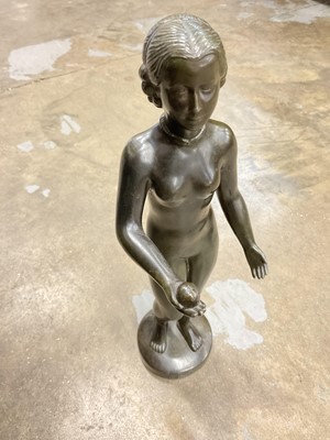 Lot 213 - Danish bronzed statue of Eve