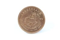 Lot 23 - South Africa - gold Krugerrand - 1975. UNC (1...